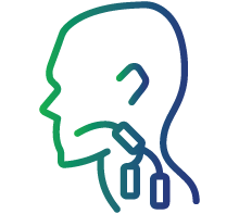 Tender lymph nodes  along the back of the neck