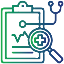 To monitor the effectiveness of the treatment by predicting the disease-free status and survival duration of the patient