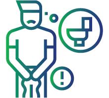 Sudden urges and needing to rush to the toilet