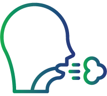 Persistent coughing fits, sometimes accompanied by a "whooping" sound