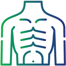 Signs of malnutrition and anemia