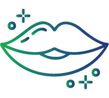 Cracks and sores around the corners of the mouth