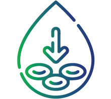 Low numbers of red blood cells