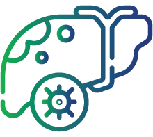 Symptoms of liver disease, such as jaundice or swelling in the abdomen