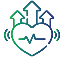 Increased heart rate