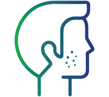 Slapped-cheek rash (red cheeks, spreading to the body)