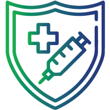 To determine whether or not a person is immune to measles virus following previous infection or vaccination