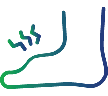 Swelling in the lower body, especially the legs