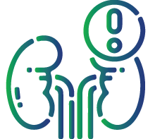 Abnormal kidney function and damage