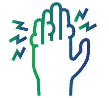 Easy bleeding and bruising with red spots or purplish discoloration