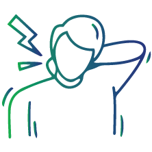 Stiffness of muscles (tetany)