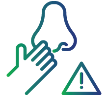 Not able to taste or smell Foods