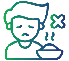 Nausea and loss of appetite