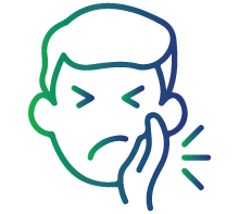 Muscle stiffness or spasms, particularly in the jaw (lockjaw)