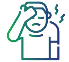 Feeling of dizziness and headaches