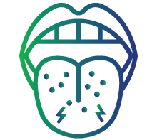 Swelling in the tongue or lips