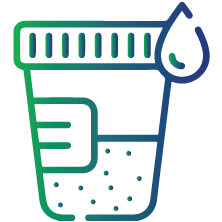 Having a dark-coloured urine