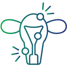 To differentiate ovarian cancer from endometriotic cyst and other ovarian masses