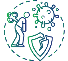 Weakened immune system