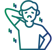 Muscle spasms- Painful, involuntary contractions, often in the neck, back, or abdomen.