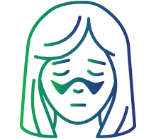 Butterfly-shaped rash across the cheeks and nose