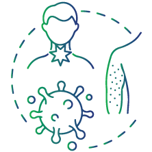 Prompt diagnosis of patients who have symptoms suspected of infectious mononucleosis