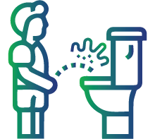 Cloudy or bad-smelling urine