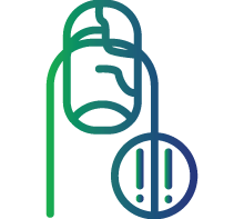 Nail discoloration or brittleness