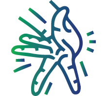 Rapid, jerky movement