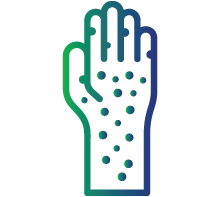 Purple spots on the skin