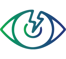 Pain in or behind the eyes