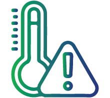 Increase in warmth of skin