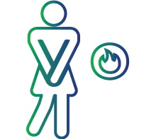 Changes in urine colour and frequency